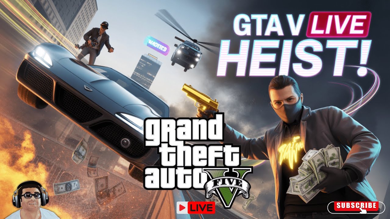 🔥 GTA V LIVE HEIST! Insane Cops, Cash & Chaos in Los Santos #live #fly ...