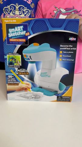 Birthday Gift Idea for Girls and Boys Ages 5 and up - smART sketcher® 2.0  Drawing Projector 