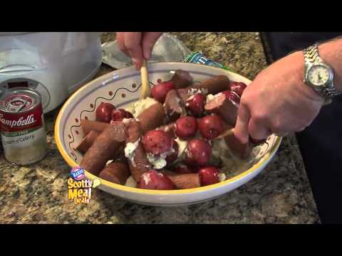 Easy Crock Pot Sausage and Potatoes