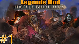 Battle Brothers. Legends mod #1 The Necromancer Cabal