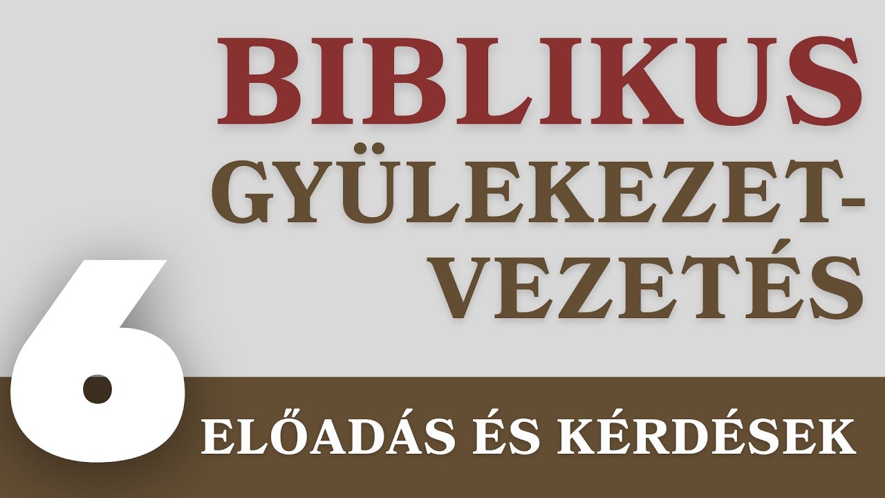 6. rész - Pál végső intelmei az efézusi vénekhez 1