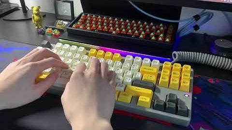 Matrix 2.0add Coated Grey with Cream Typing Sound