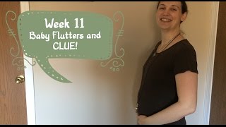 Week 11 Pregnancy VLOG - Flutters and CLUE!?