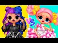 Sweet vs Punk Girl / 12 DIY LOL Surprise Ideas