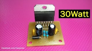 How to Make Stereo Audio Amplifier TDA 7297 | 30Watt