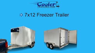 7x12 Freezer Trailer By Cooler Trailers