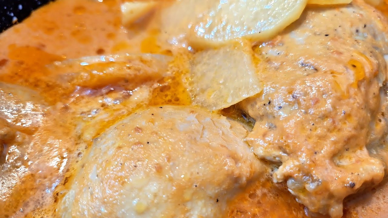 Delicioso pollo con papas 😃