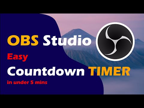 How To Create A Countdown Timer In OBS Studio