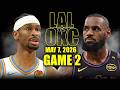 Lakers vs Thunder Game 2 Highlights - May 7, 2026