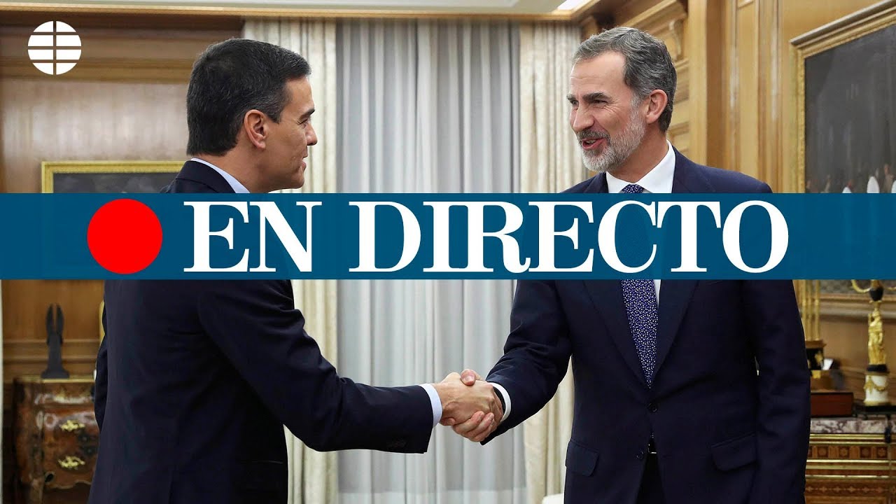 Comparecencia de Pedro Sánchez tras la ronda de consultas con el Rey ...
