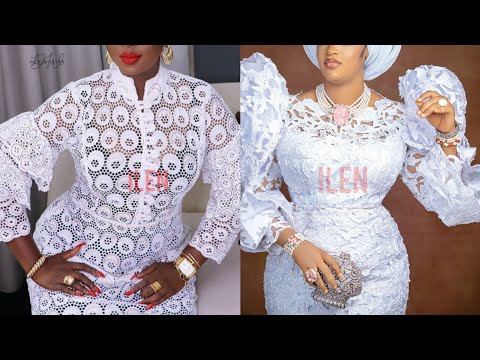 Latest Bubu Lace Gown Styles For Ladies | 2022 White Lace Gown Styles ;  Very Stylish Bubu Styles - YouTube