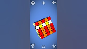 How to make chess pattern on 5×5 Rubiks cube #shorts #rubikscube #addieble