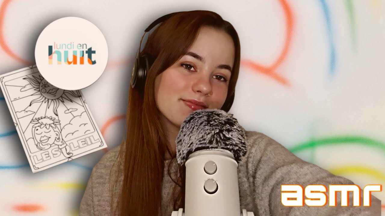 Coloriage ultra relaxant pour s’endormir 😴(Unboxing Lundi en Huit) | ASMR FR