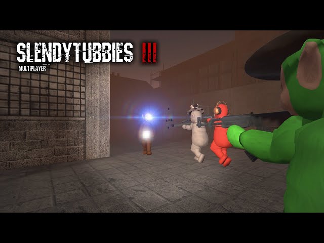 Slendytubbies 3 Multiplayer - Survival: Custard Facility (Dusk) [Normal] 