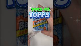 Opening A 199293 Topps Basketball Pack  Michael Jordan Shaq Rookie  basketballcards