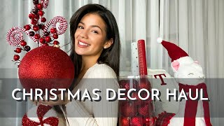 CHRISTMAS DECOR HAUL | Hobby Lobby, Target, At Home, Costco, Homegoods