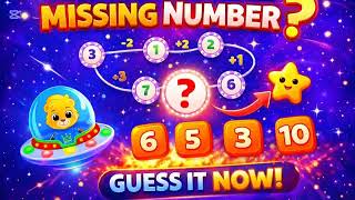 Fill in the Blank 🧠 | Missing Number Puzzle for Kids 🚀