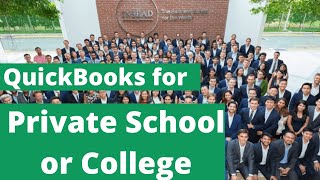 Using QuickBooks Software for Private School or College screenshot 5