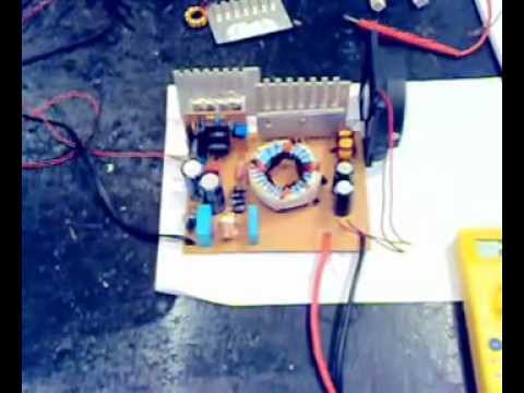 Calculo Transformador Toroidal Para Fonte Chaveada Fonte Chaveada 14 5v Dc Prototipo Half Bridge 22 Amperes Youtube