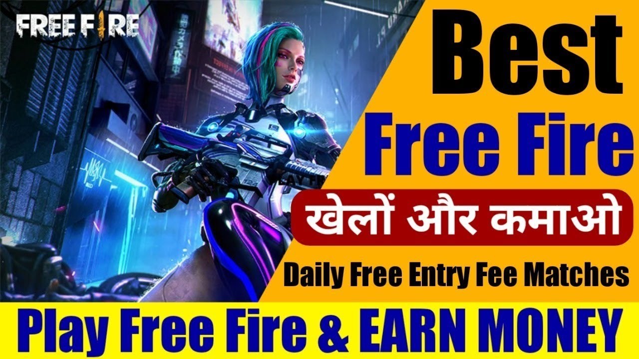 Best Free Fire Tournament App 2020 Free Entry How To Earn Money By Playing Free Fire Tournament Youtube