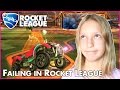 Failing Miserably in Rocket League / Playing with RonaldOMG