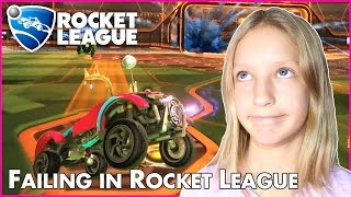 Failing Miserably in Rocket League / Playing with RonaldOMG