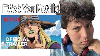 Netflix Fumbled Again. (Reacting To STEEL BALL RUN JoJo's Bizarre Adventure 2nd STAGE Trailer)