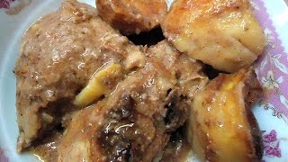 Курица с картошкой в духовке Курица с картошкой в духовке