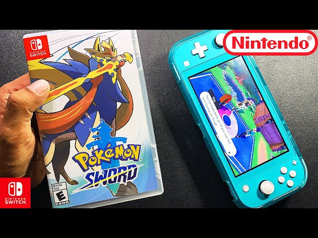 POKEMON SWORD | Unboxing and Gameplay | Nintendo Switch Lite - YouTube