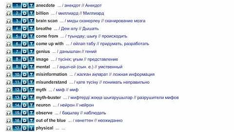 Action 10  Module 1  Myth Busters  Words p  12