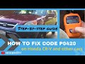 How to fix code P0420 or lack of acceleration on Honda CR-V and other make and models