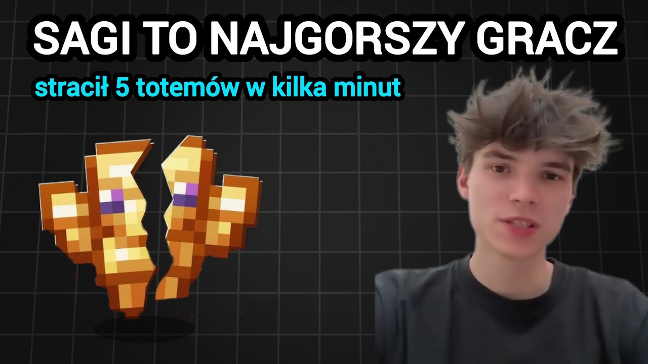 DLACZEGO SAGI TO NAJGORSZY GRACZ MINECRAFTA? | ANARCHIA.GG