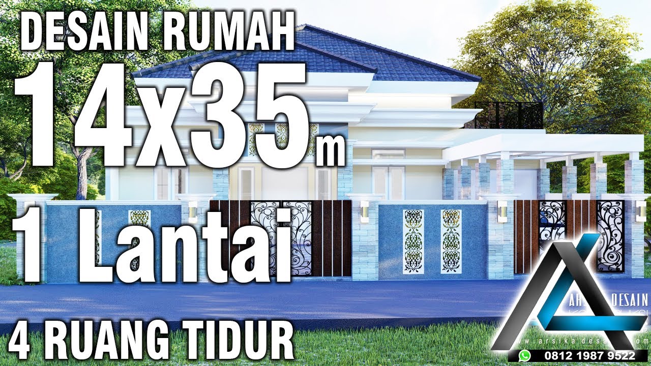 Desain Rumah 12x28 Meter3 Ruang Ridurlombokjasa Desainjasa Kontraktor2019 By Arsika Desain Konstruksi