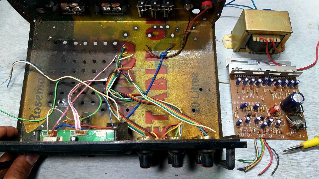 Amplifier का पूरा Wire टूट गया है, A to Z Wiring करना सीखें || How to Wiring LA4440 Amplifier