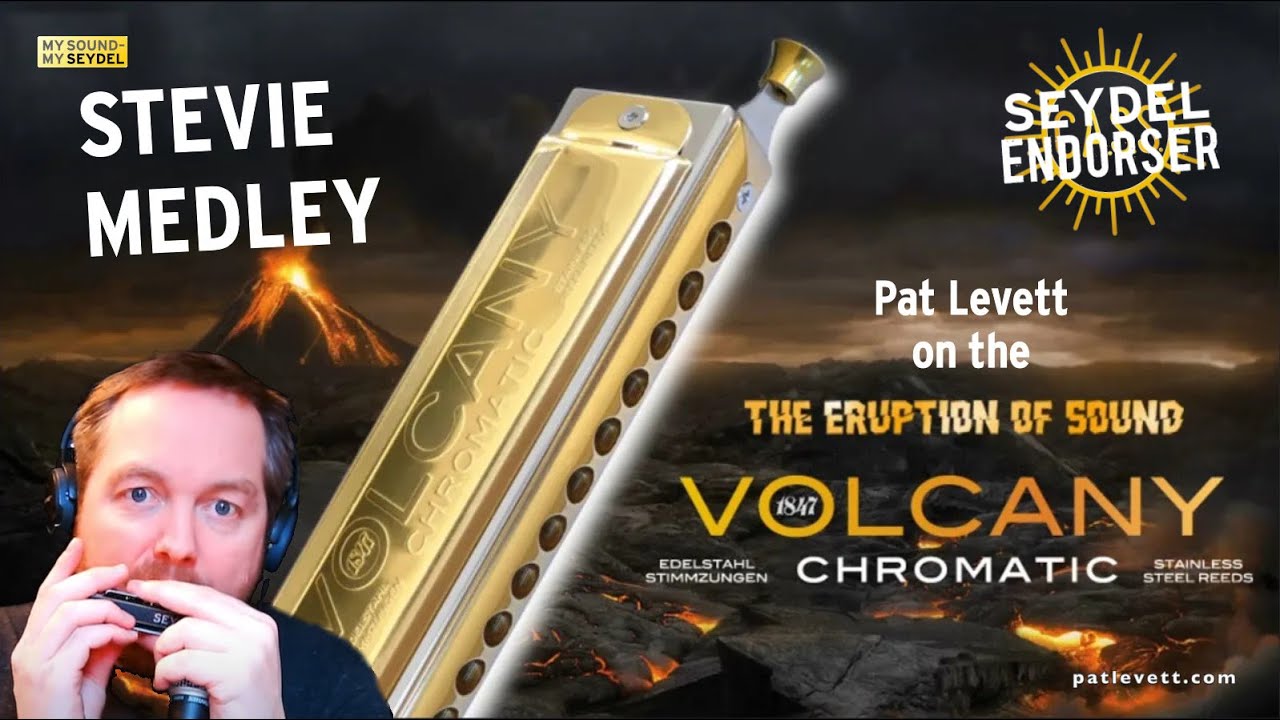 Pat Levett plays his 'Stevie Medley' on the SEYDEL VOLCANY Chromatic