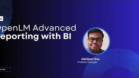 OpenLM Advanced Reporting with BI