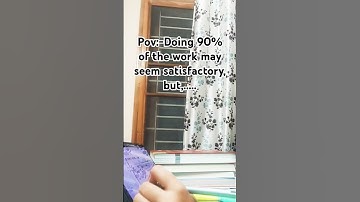 Study vlog:-135/365 :Pov-Give that 20% extra effort to make a difference!!.... #study #motivation