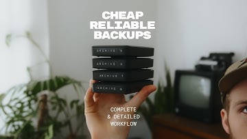 Cheap & Easy Backup Workflow For Filmmakers in 2024 (Detailed Walkthrough)