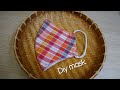 Very easy mask making|3D mask making ideas|3 layers with nose wire and filter pocket|Maejam maaja