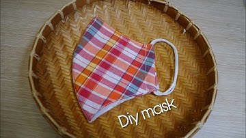Very easy mask making|3D mask making ideas|3 layers with nose wire and filter pocket|Maejam maaja