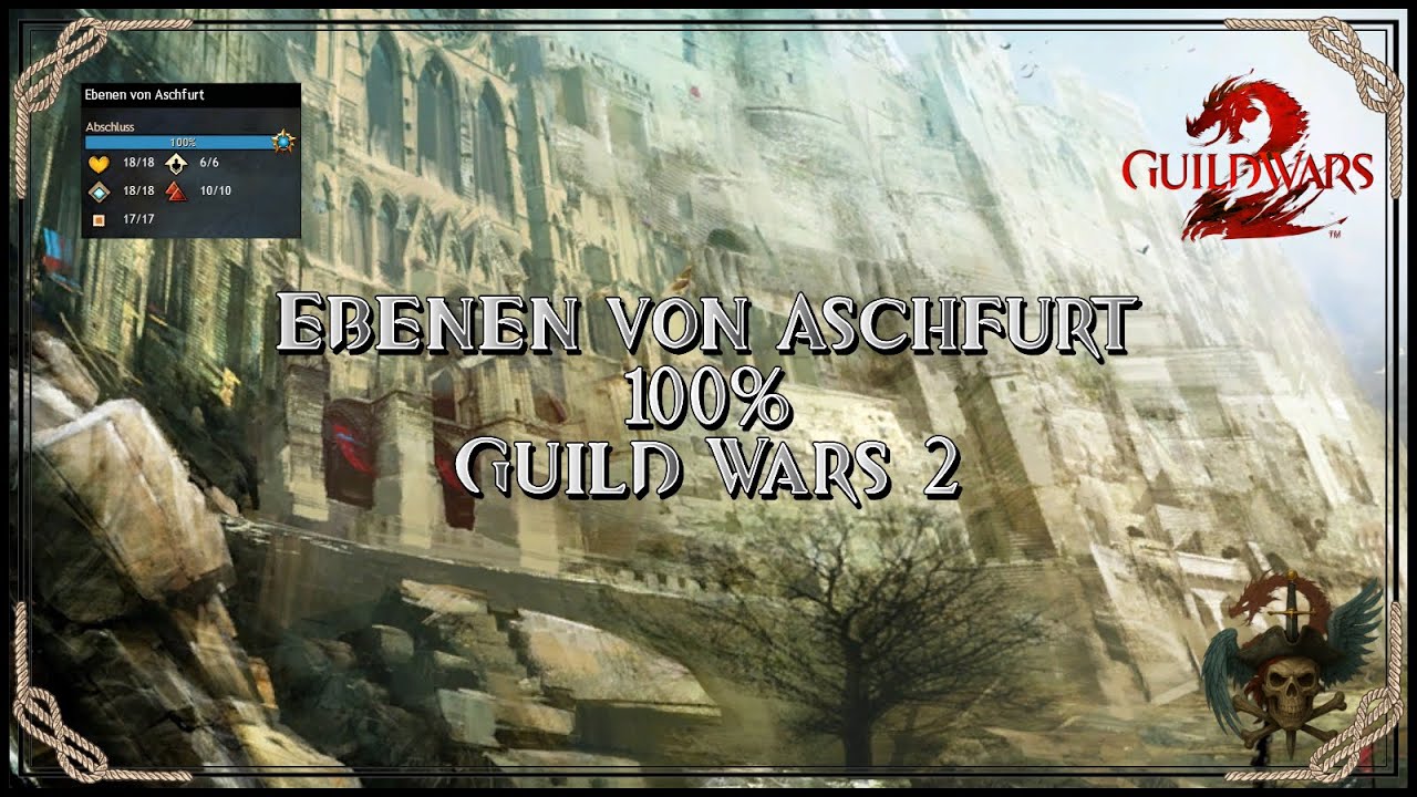 Guild Wars 2 | Ebenen von Aschfurt | 100% ohne Reittiere | Anfänger Guide