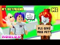 I PRETENDED to be *POOR* in ADOPT ME to TEST MY BOYFRIEND (ROBLOX)