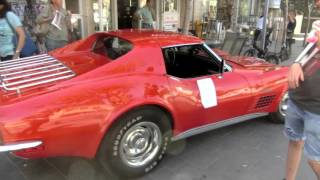 20151014 13:05 Corvette Stingray car at Jaffa Street Jerusalem