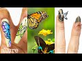 3 Nail Artists Transform Their Nails Into Butterflies | Allure