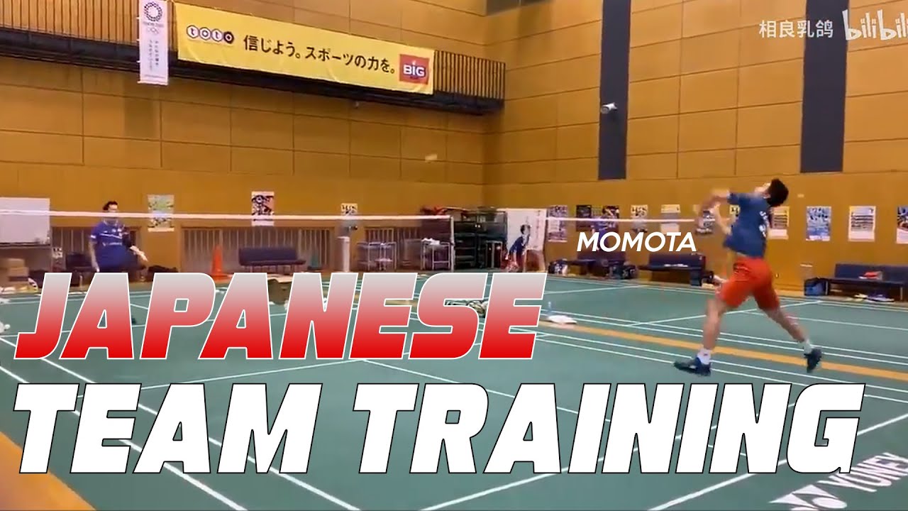 Japan National Team TRAINING Sections | Kento Momota, Nozomi Okuhara, Yuta Watanabe |