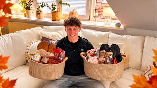 Making Boo Baskets with my girlfriend🎃🍁