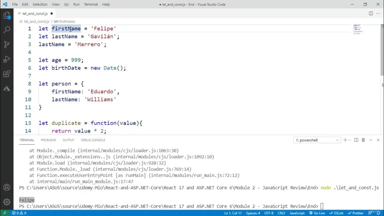 3 Let and Const | | Difference Between 'let' and 'const' in JavaScript ...
