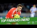 TOP Paradas Enero LaLiga Santander 2017/2018