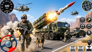 Jeu de simulation de conduite de camion de l'armée américaine... Nouveau gameplay 2026... 🎖️💂🫡.. screenshot 3