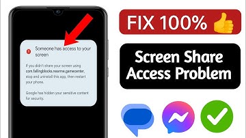 How to Fix Someone has access to your screen message problem (New Process 2024) ||√